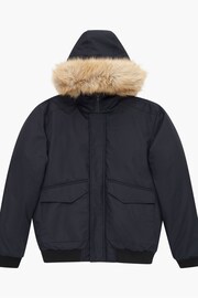 French Connection Faux Fur Trim Short Length Jacket - Image 5 of 6