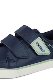 Kickers Blue Tovni Twin Zig Zig Trainers - Image 9 of 9