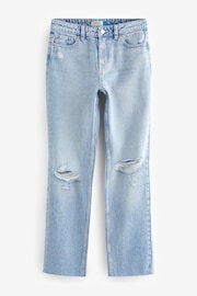 Bleach Ripped Straight Leg Jeans - Image 6 of 7