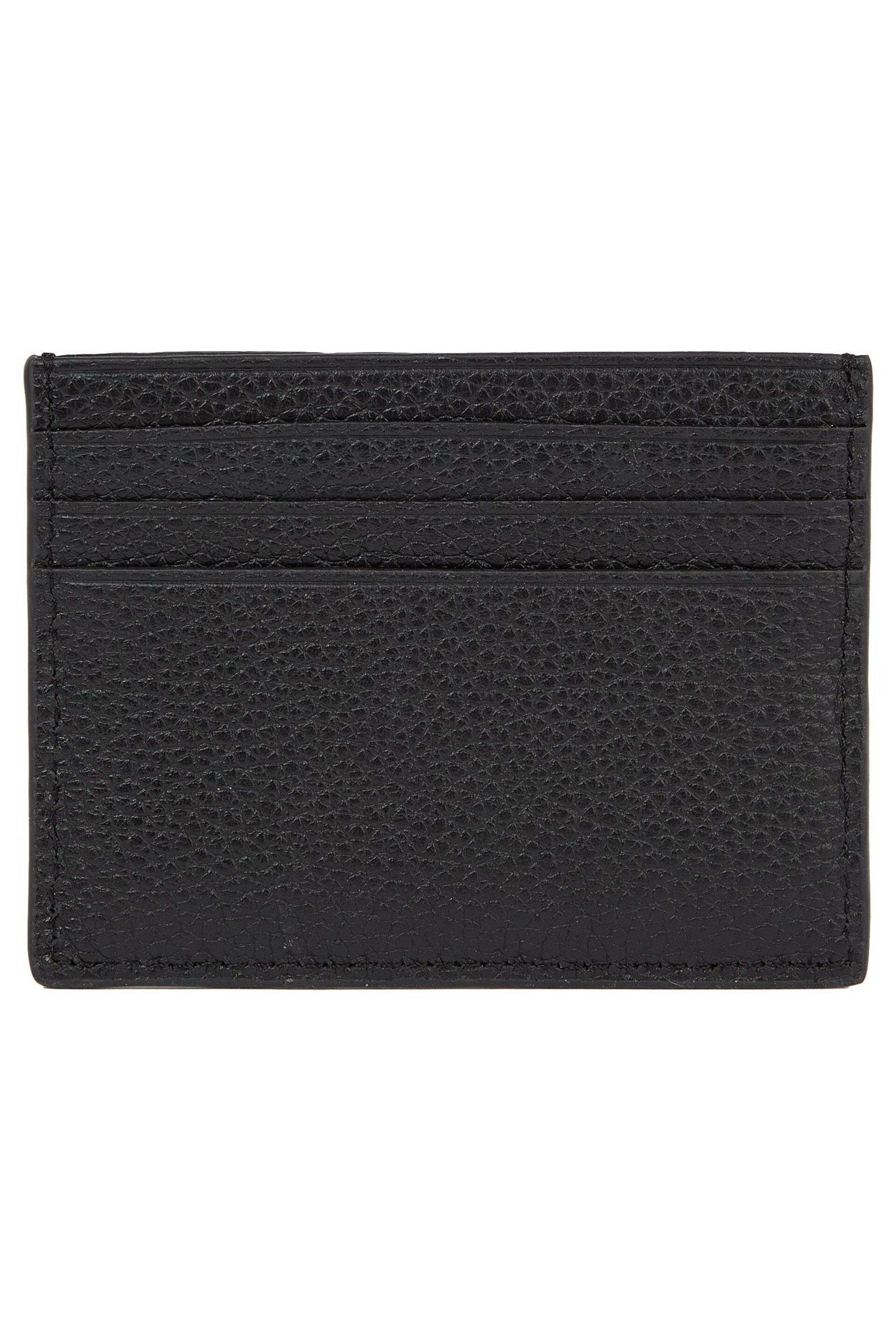 Calvin Klein Black Warmth Leather Card Holder - Image 2 of 3