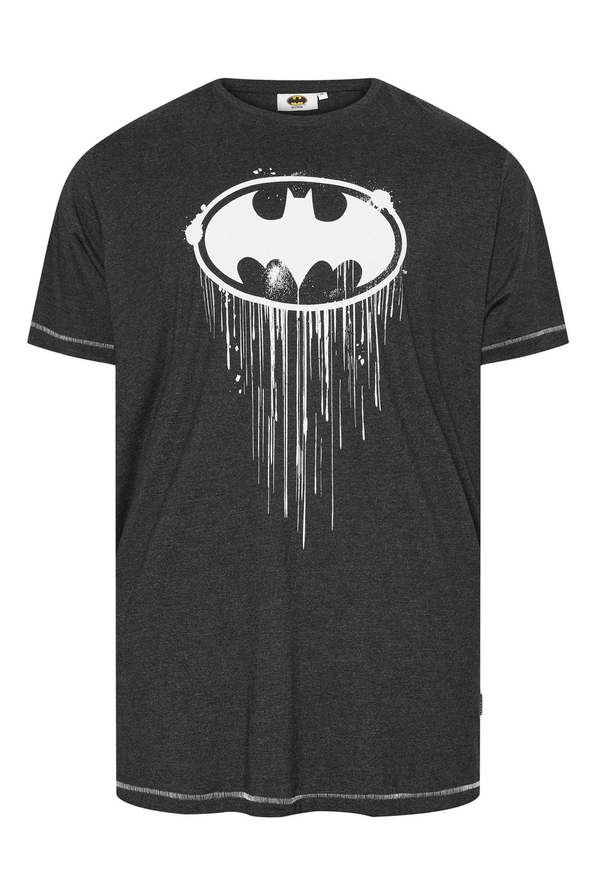 BadRhino Big & Tall Black Batman Graphic T-Shirt - Image 2 of 3