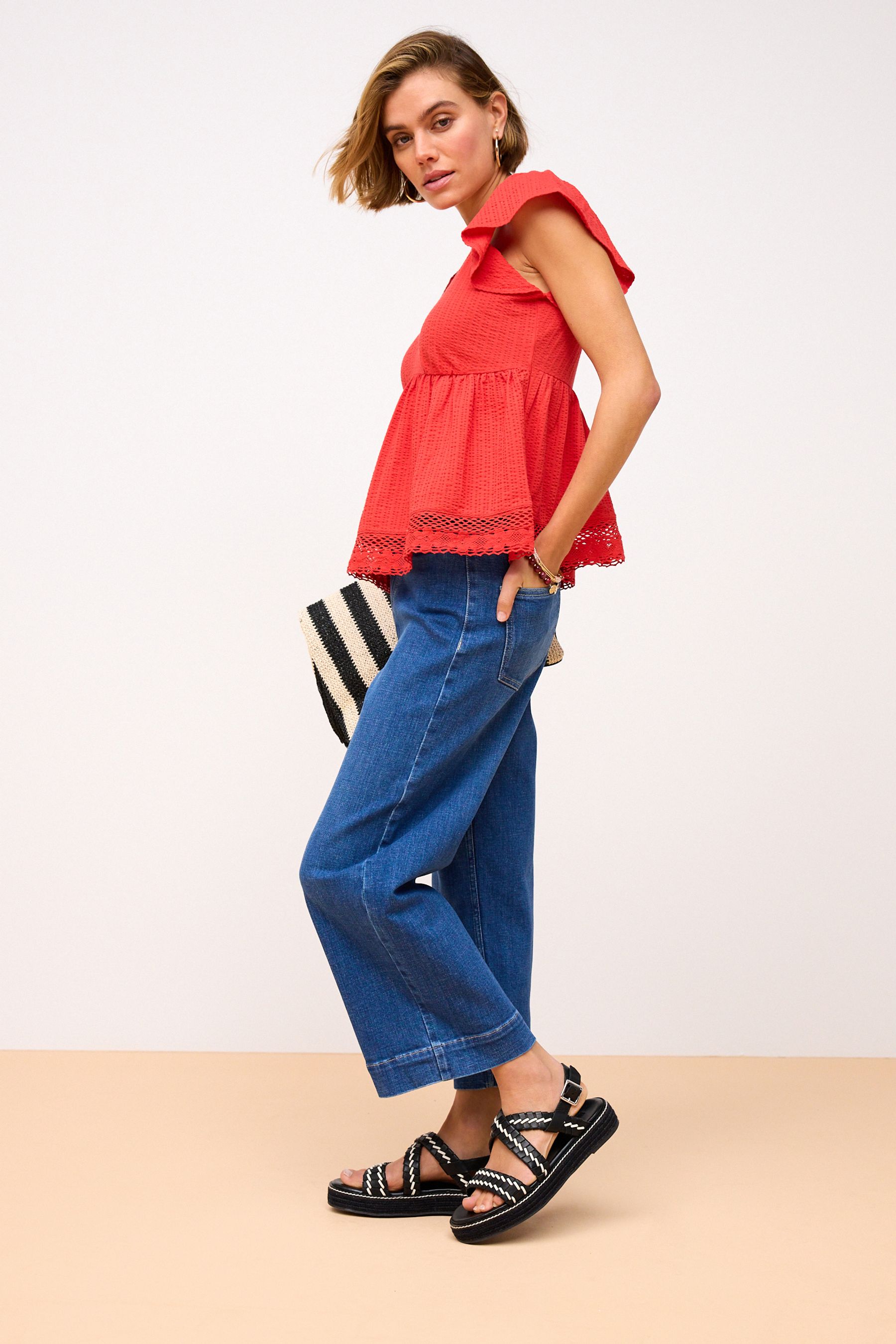 Next womens cropped jeans shop