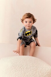Grey/Yellow Batman License Short Pyjamas 2 Pack (9mths-12yrs) - Image 3 of 8