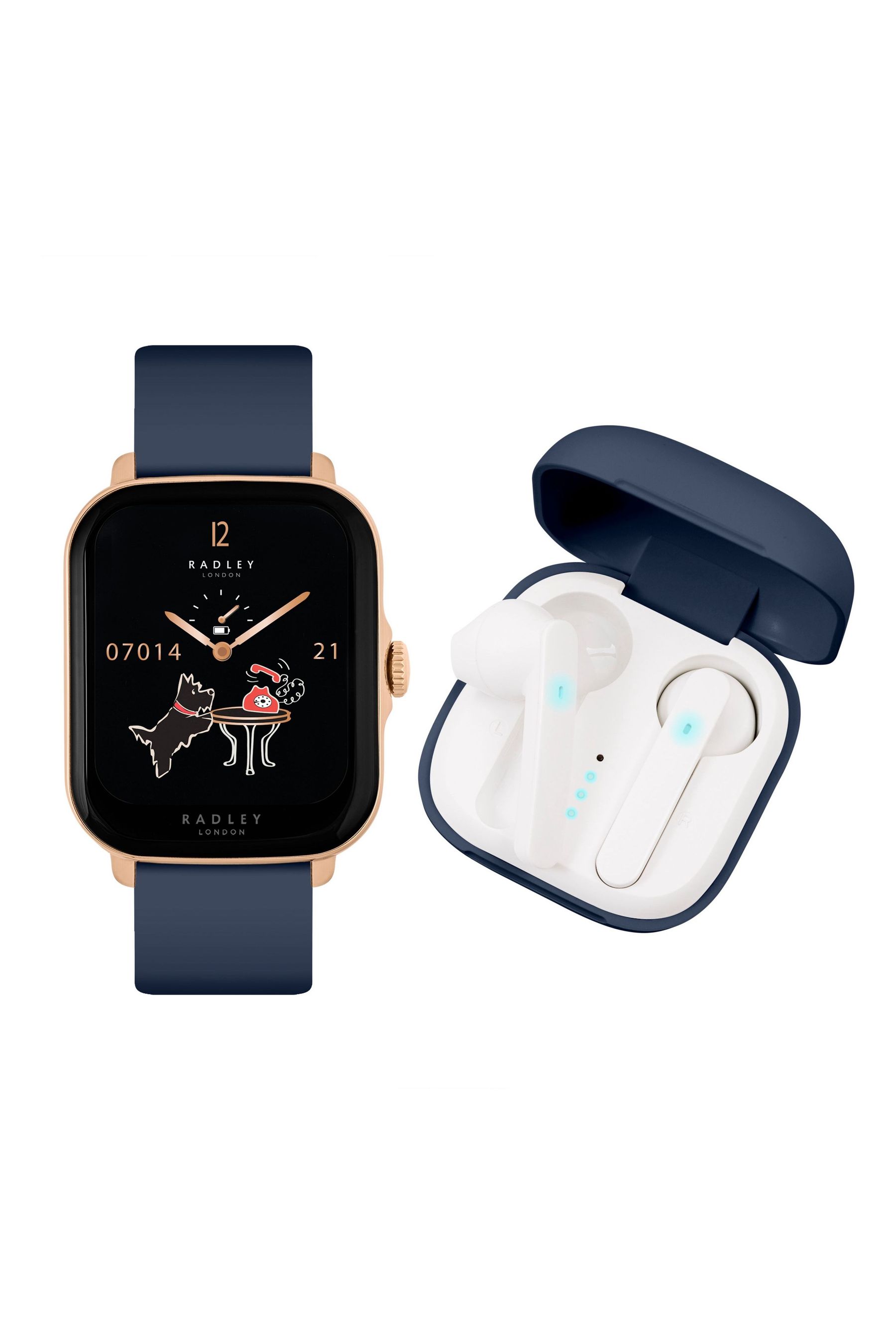 Buy Radley Series 20 Smart Ink Rectangle Calling Watch from the Next UK online shop