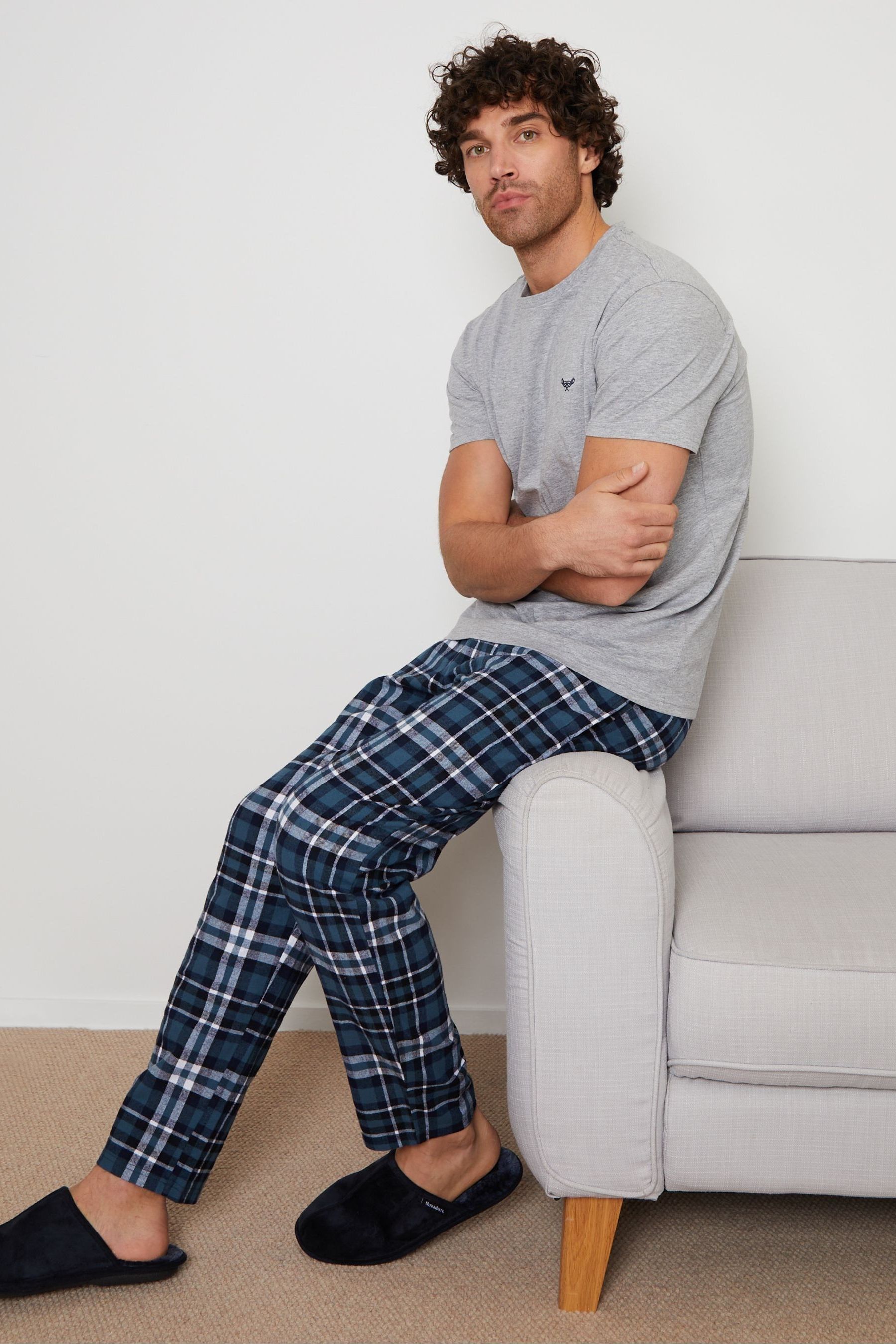 Buy Threadbare Grey Pyjamas Set from the Next UK online shop