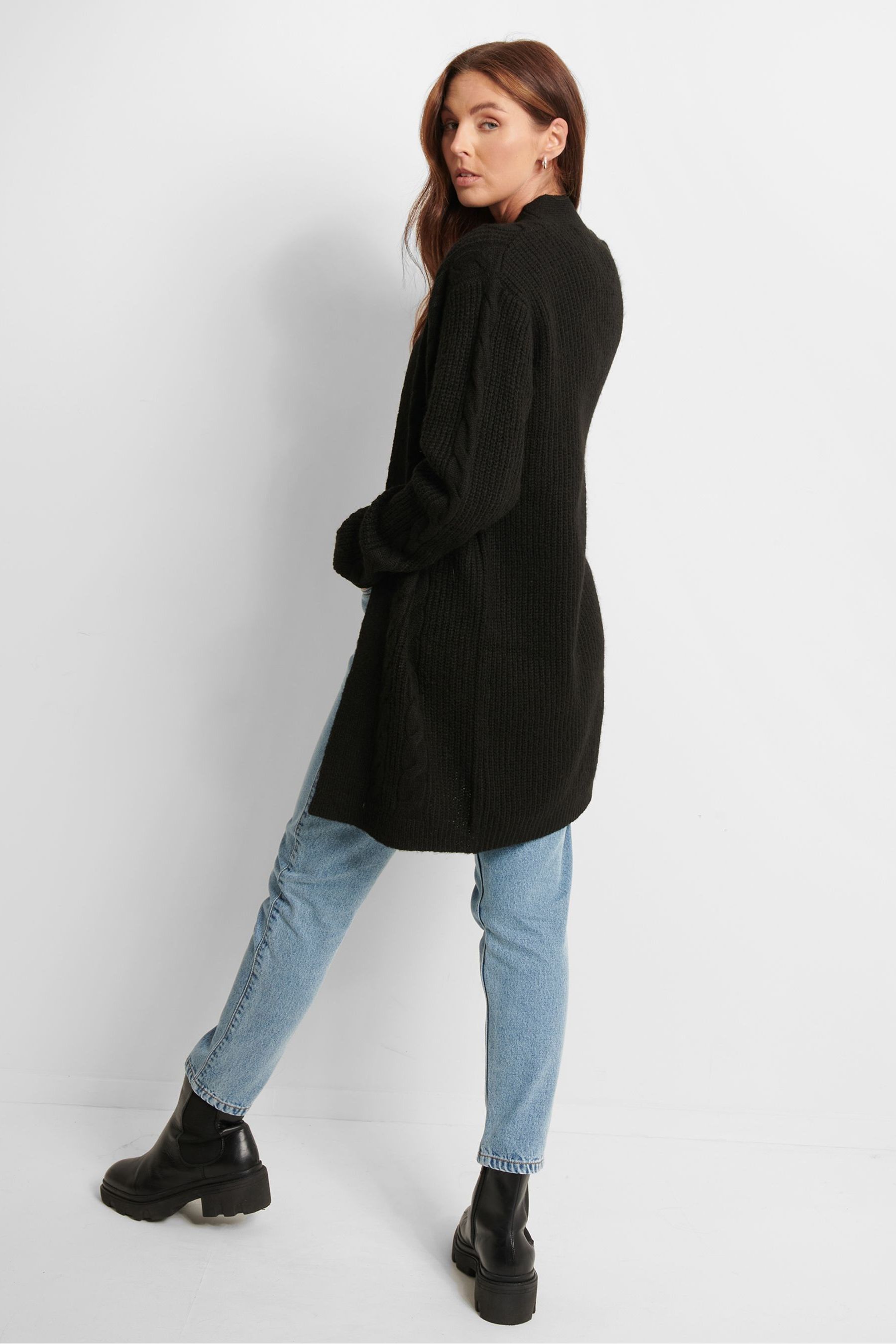 Next black cardigan ladies sales