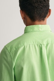 GANT Light Green Teens Shield Oxford Shirt - Image 4 of 6