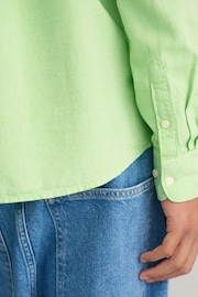 GANT Light Green Teens Shield Oxford Shirt - Image 5 of 6