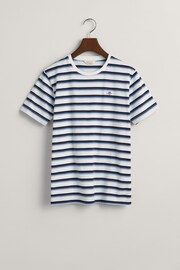 GANT White Shield Teens Striped T-Shirt - Image 5 of 5