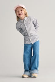 GANT Blue Kids Shield Striped Oxford Shirt - Image 3 of 8