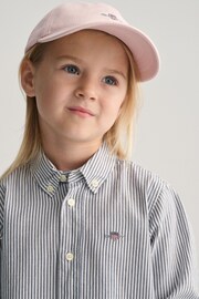 GANT Blue Kids Shield Striped Oxford Shirt - Image 4 of 8