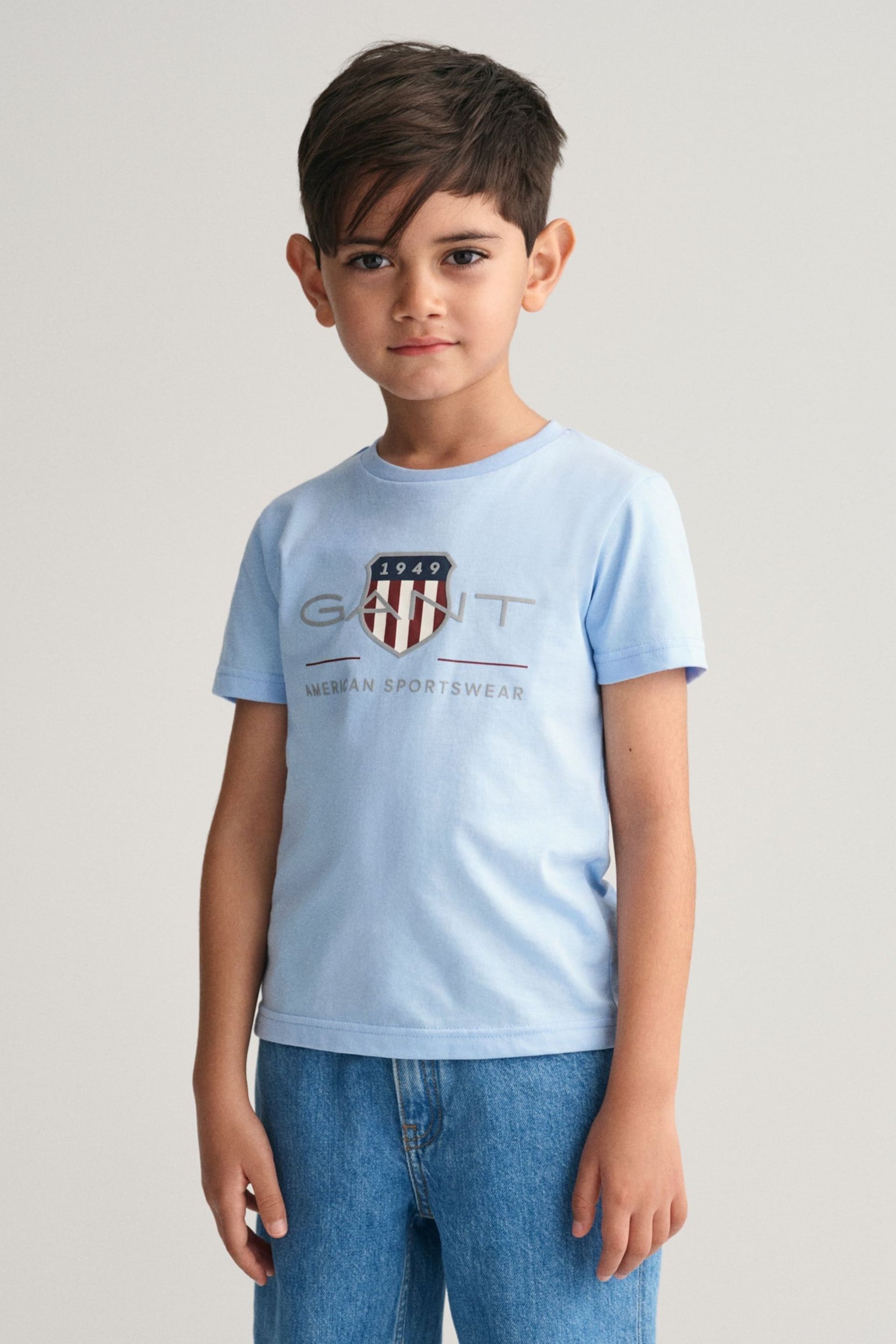 GANT Kids Archive Shield T-Shirt - Image 1 of 6