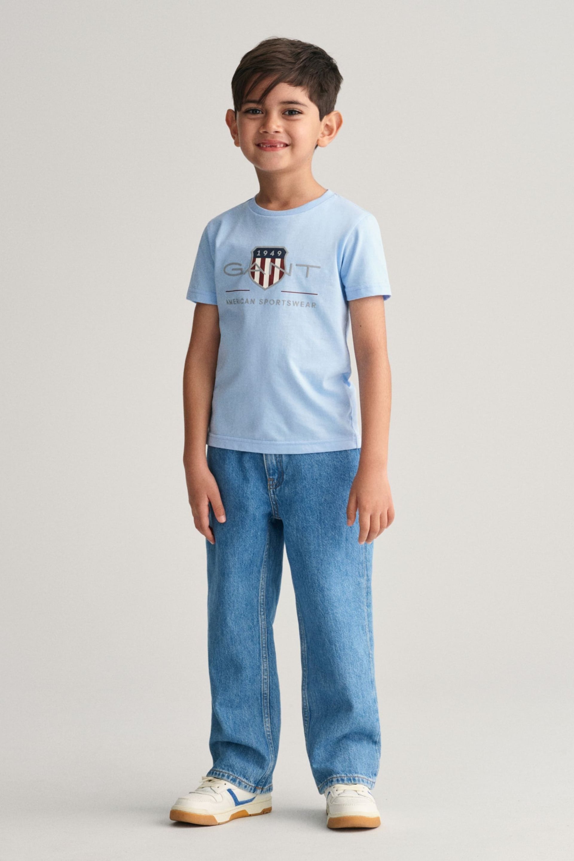 GANT Kids Archive Shield T-Shirt - Image 3 of 6