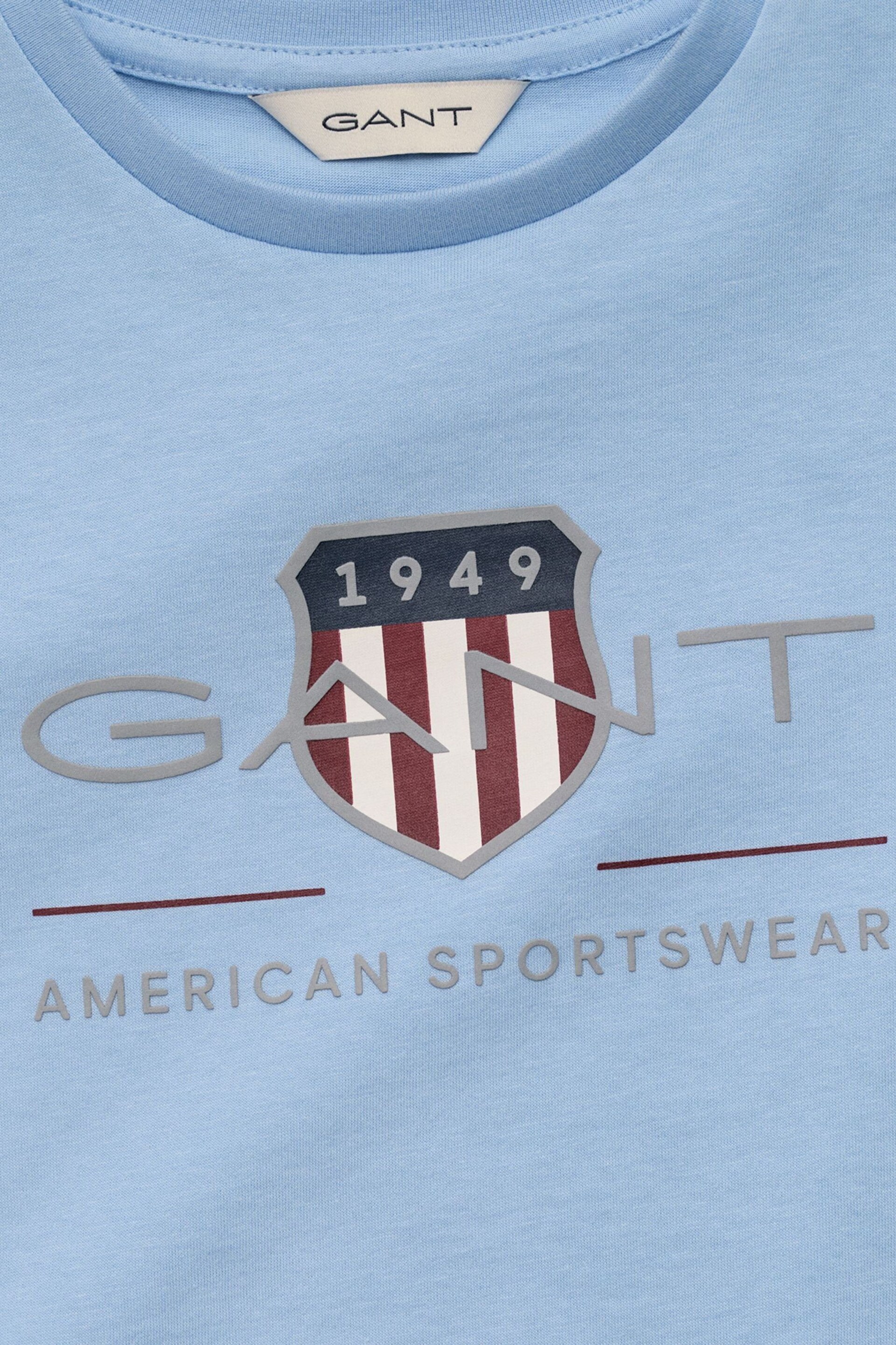 GANT Kids Archive Shield T-Shirt - Image 6 of 6