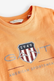 GANT Orange Kids Archive Shield T-Shirt - Image 3 of 3