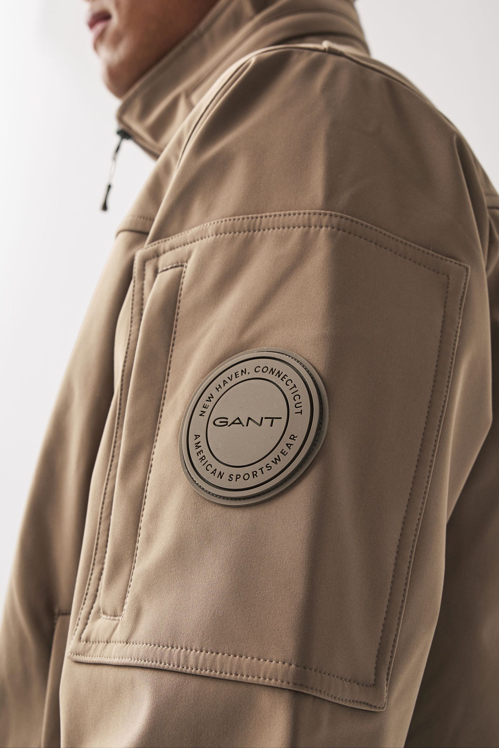GANT Soft Shell Water Repellent Jacket - Image 3 of 8
