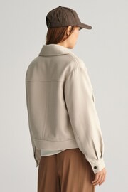 GANT Cream Textured Jacket - Image 2 of 7