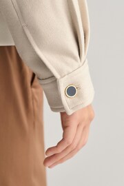 GANT Cream Textured Jacket - Image 5 of 7