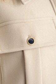 GANT Cream Textured Jacket - Image 6 of 7