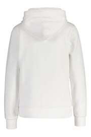 GANT White Archive Shield Print Hoodie - Image 5 of 6