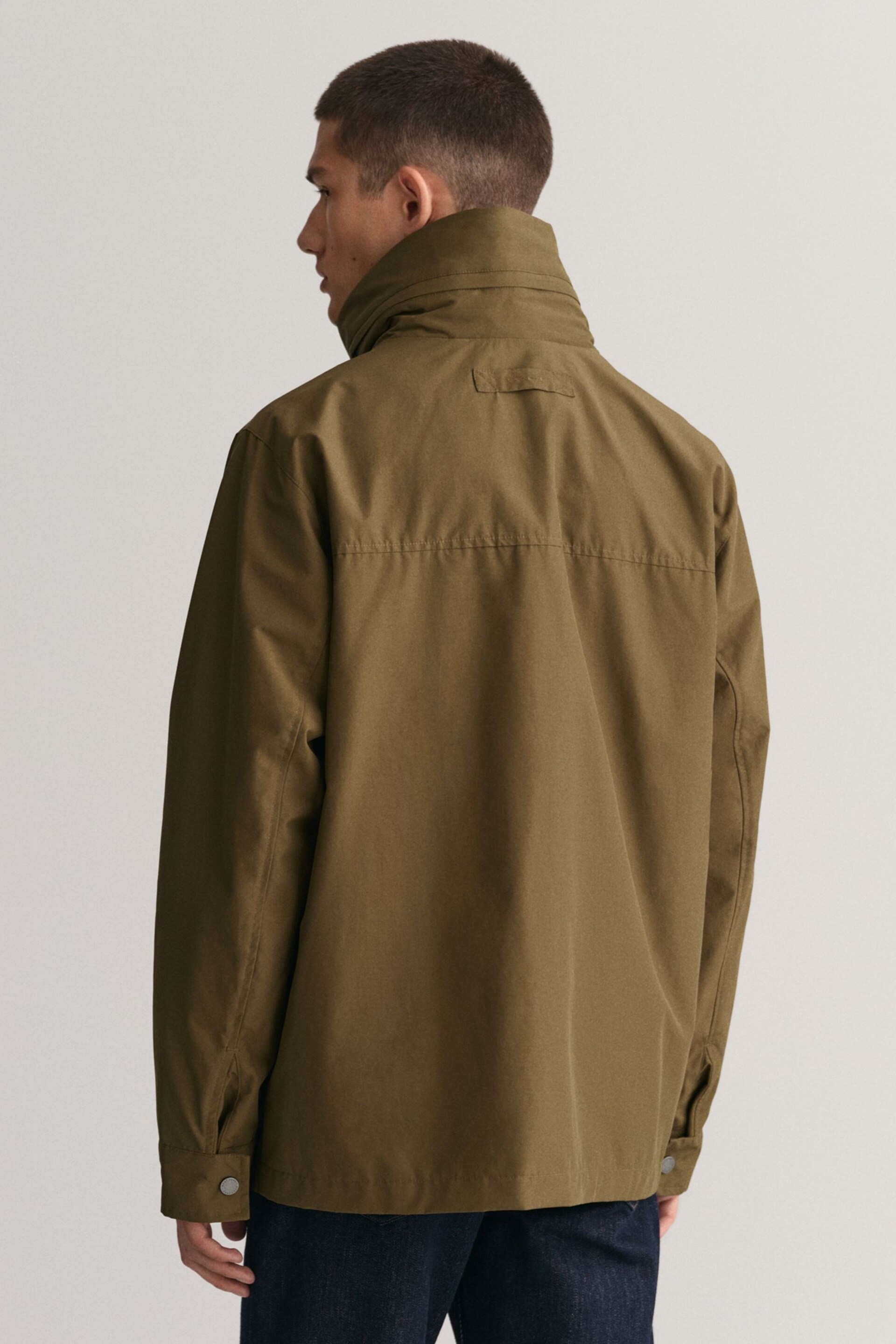 GANT Green Lightweight Water Repellent Mist Jacket - Image 2 of 12