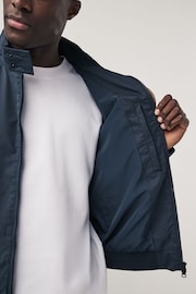 GANT Blue Lightweight Water Repellent Harrington Jacket - Image 3 of 8