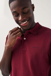 GANT Tipped Piqué Polo Shirt - Image 3 of 3