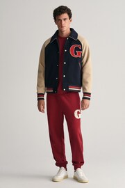 GANT Blue Wool Varsity Jacket - Image 3 of 8