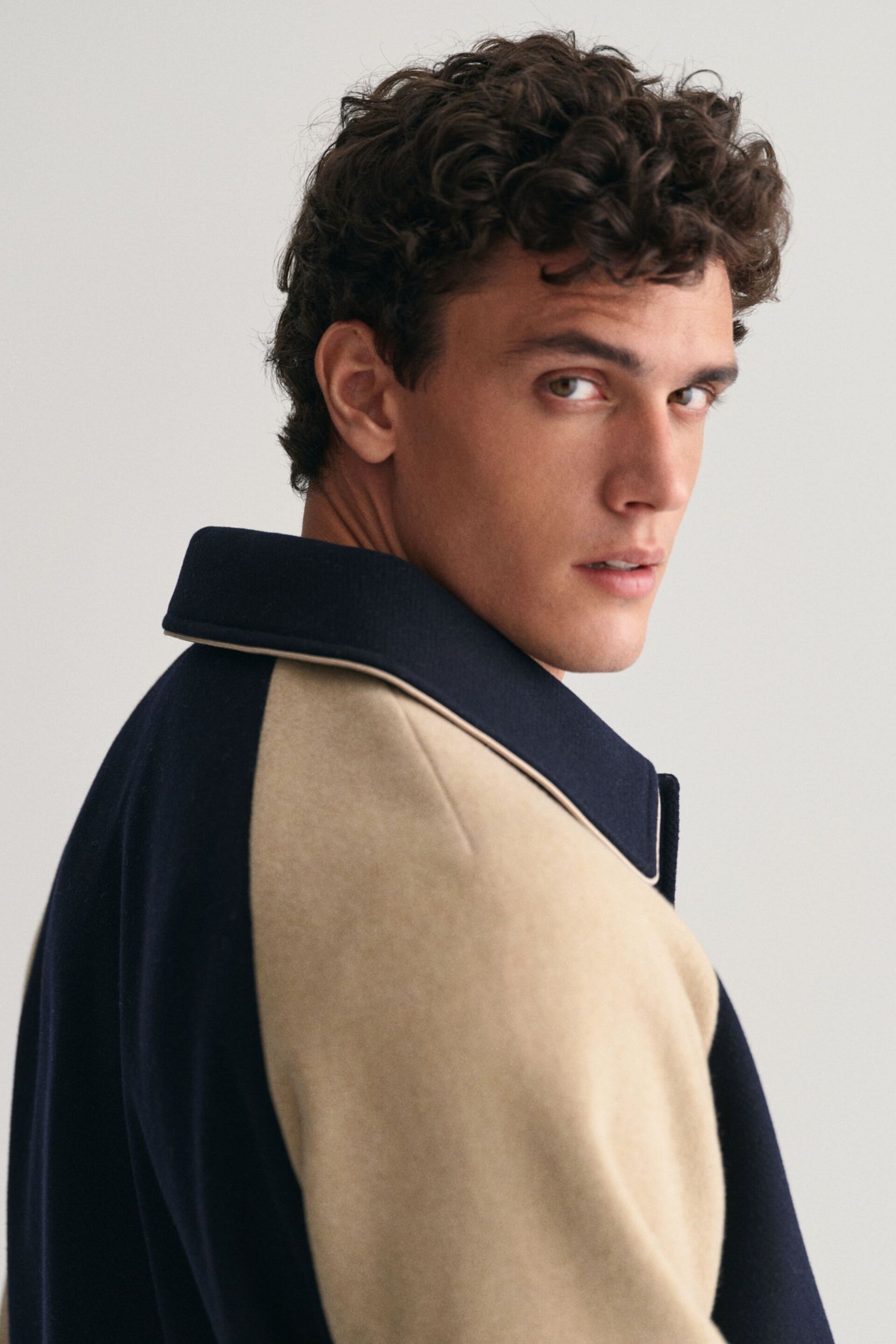 GANT Blue Wool Varsity Jacket - Image 5 of 8