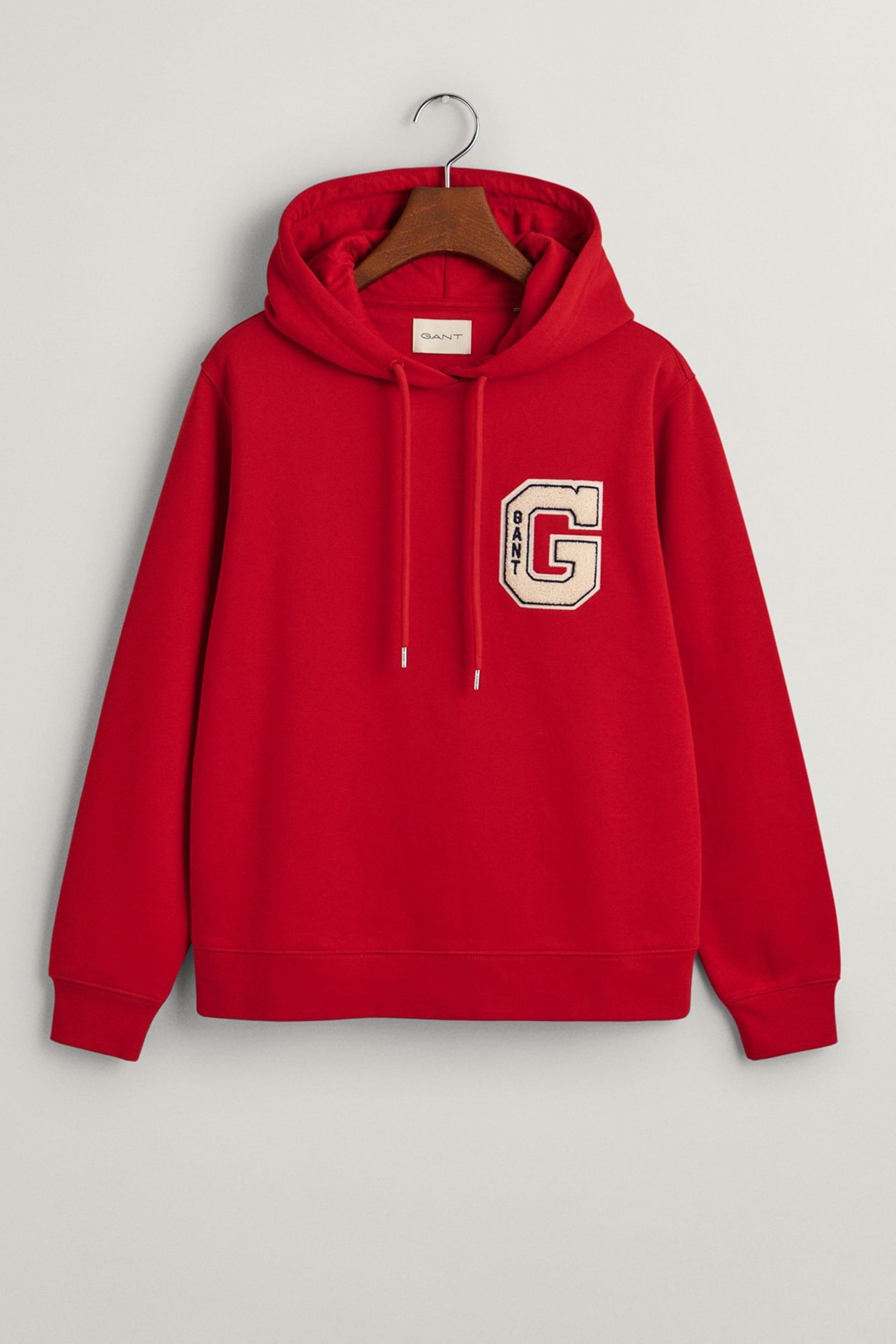 GANT Red Logo Hoodie - Image 6 of 6