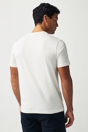 GANT White Printed Graphic T-Shirt - Image 2 of 4