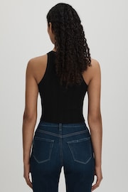 Good American Black Good American Ribbed Vest - Image 4 of 5