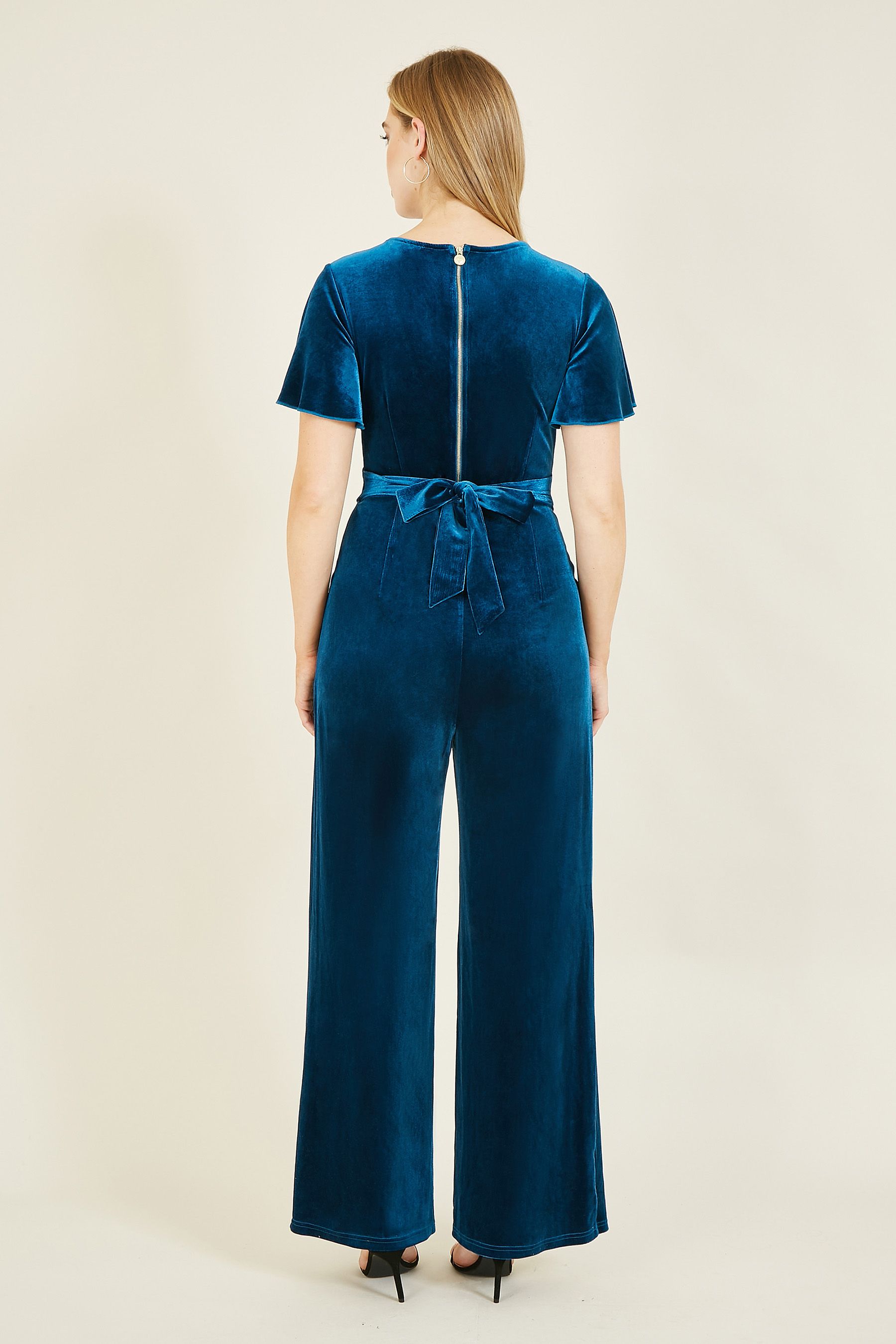 Blue jumpsuit uk on sale