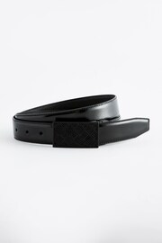 Black Reversible Plaque Buckle Belt - Image 2 of 3