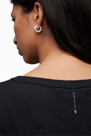 AllSaints Black Anna T-Shirt - Image 4 of 6