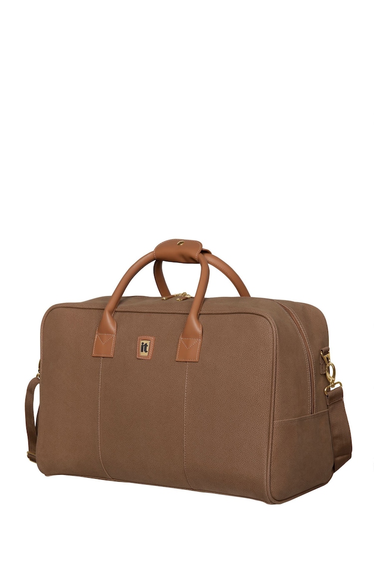 IT Luggage Brown Enduring Tan Large Holdall Bag with Shoulder Strap - Image 1 of 2