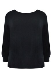 Live Unlimited Curve Knitted Black Tunic - Image 4 of 4