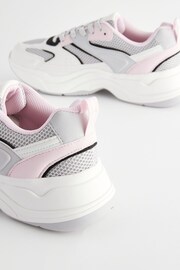 Pink/Grey Forever Comfort® Chunky Sole Lace Up Trainers - Image 4 of 5