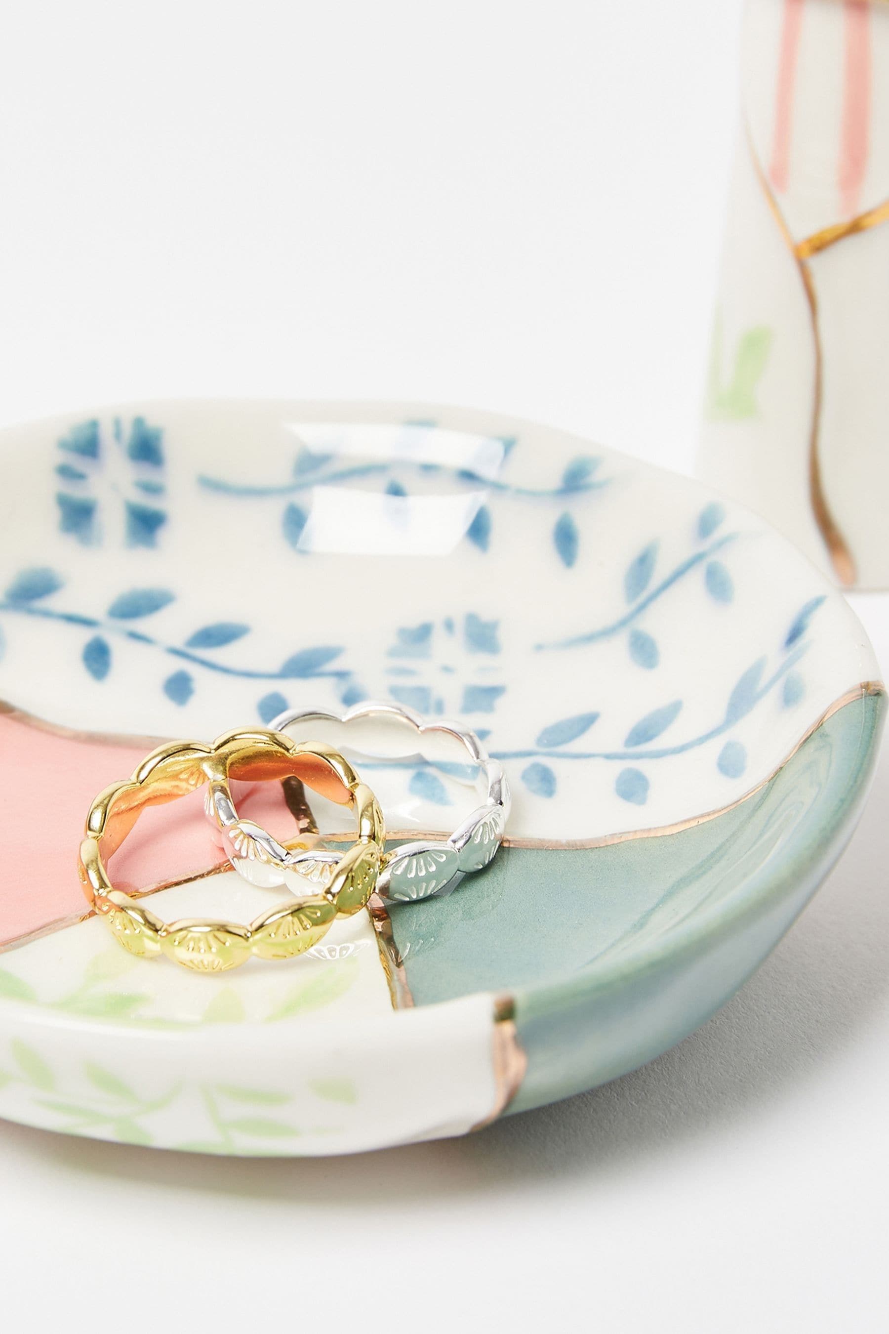 Buy Oliver Bonas Pink Ashbee Ceramic Ring Holder and Trinket Dish from the Next UK online shop