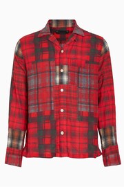 AllSaints Red Carreaux Shirt - Image 7 of 7