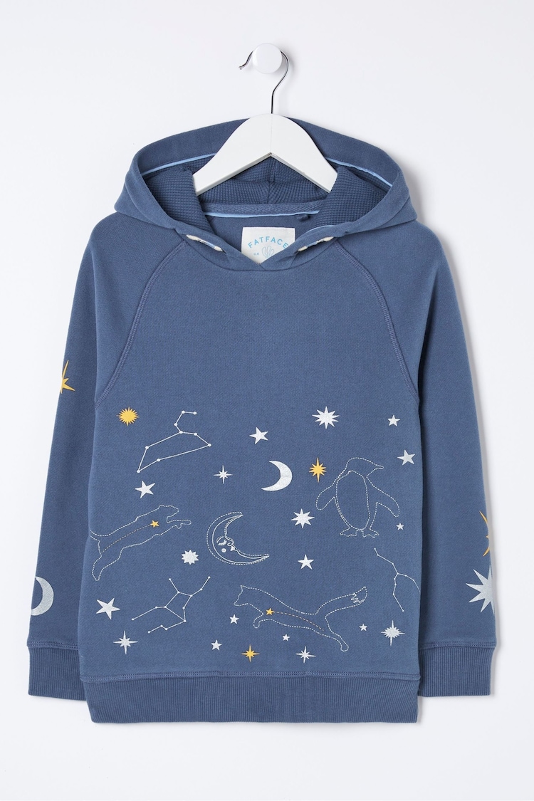 FatFace Blue Constellations Hoodie - Image 4 of 4