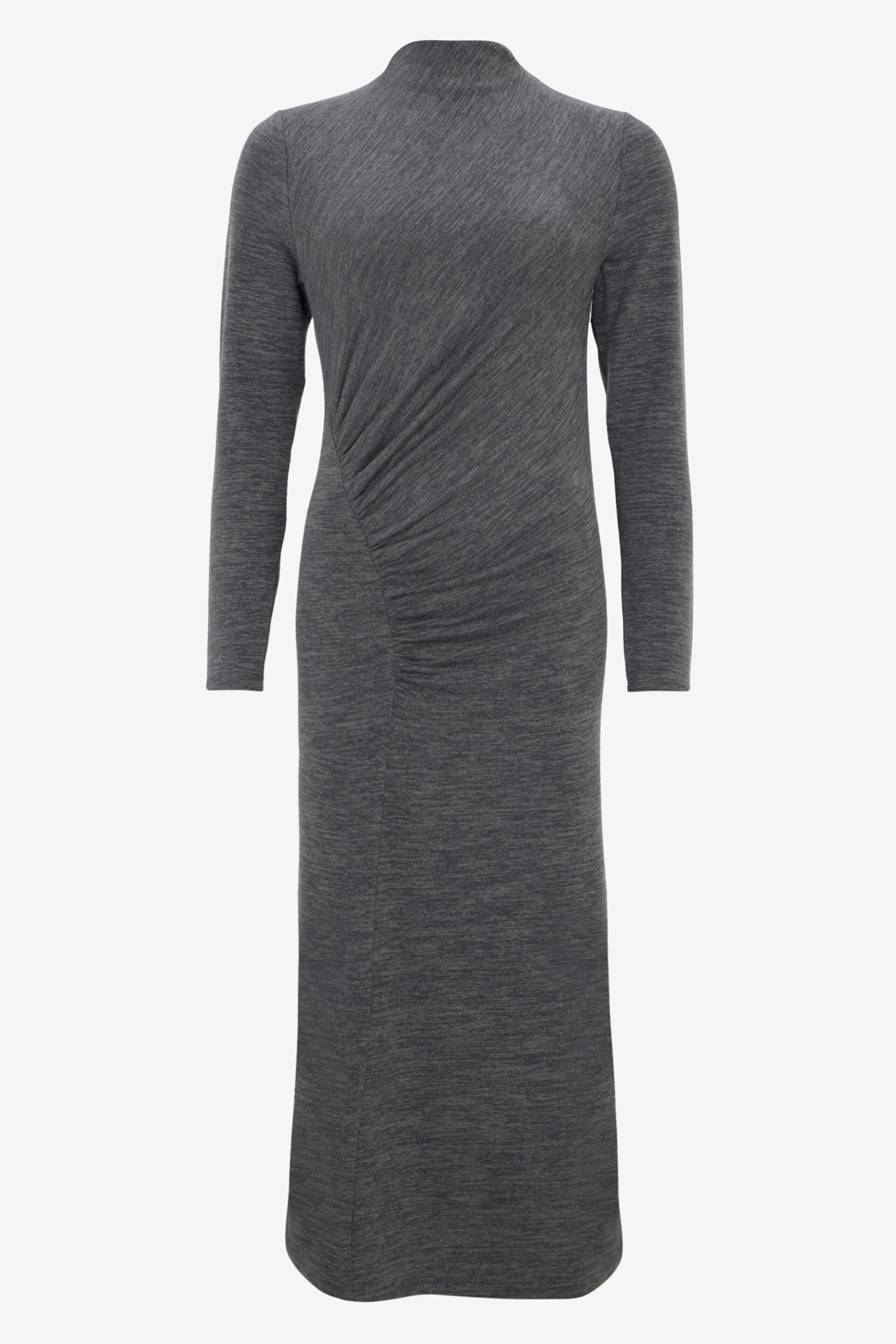 Mint Velvet Grey Jersey Midi Dress - Image 3 of 4