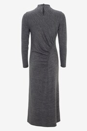 Mint Velvet Grey Jersey Midi Dress - Image 4 of 4