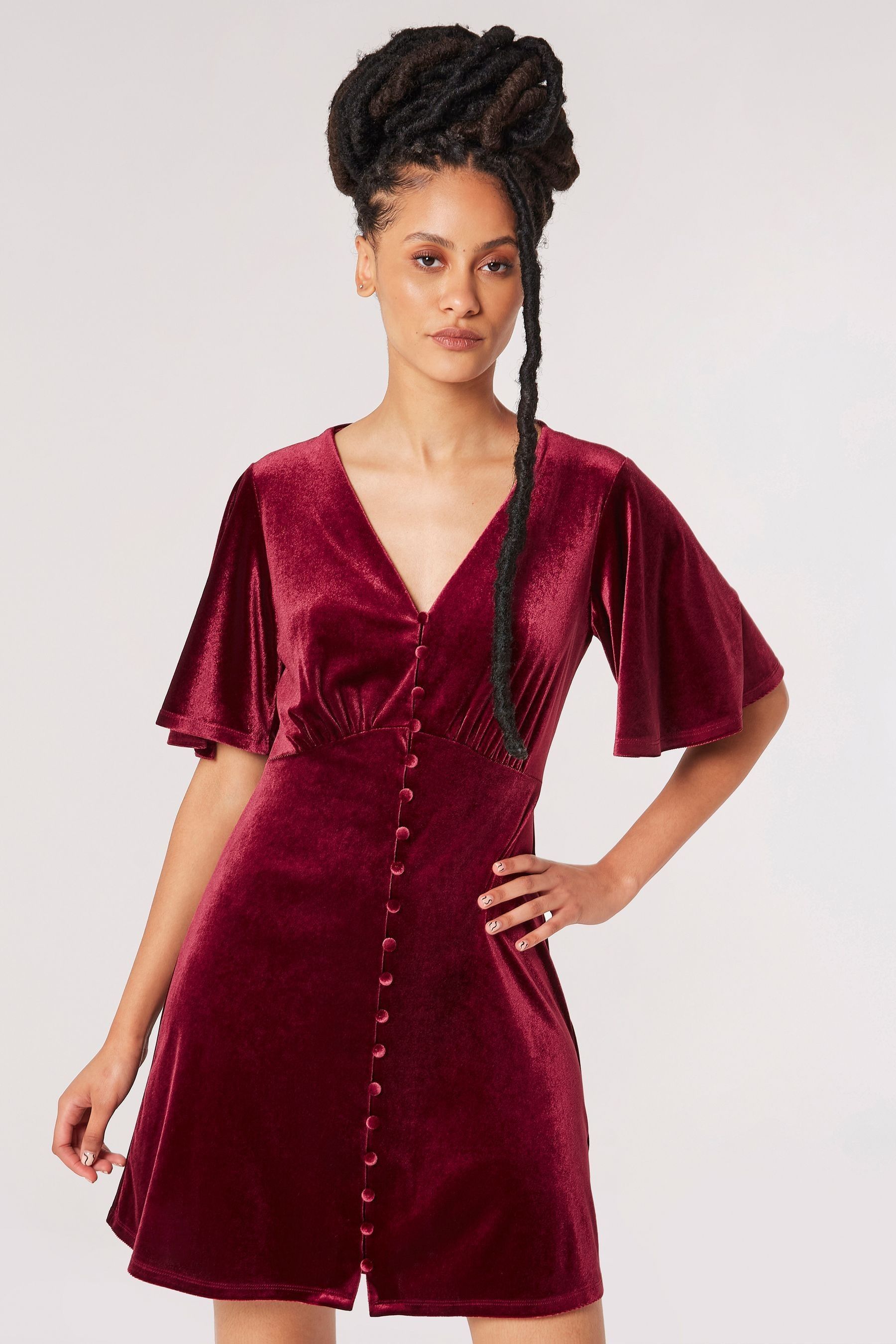 Velvet dress near me on sale