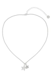 Caramel Jewellery London Silver Tone 'Starry Sky' Pavé Necklace - Image 3 of 6
