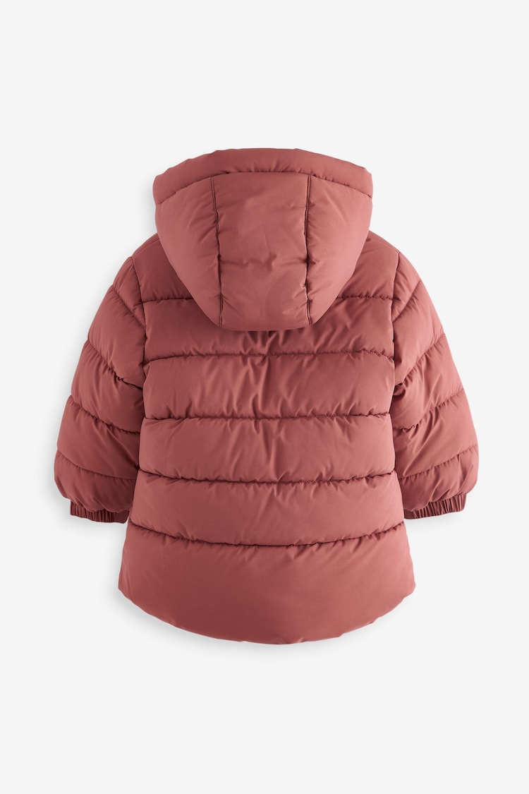 Rust Shower Resistant Padded Coat (3mths-7yrs) - Image 7 of 10