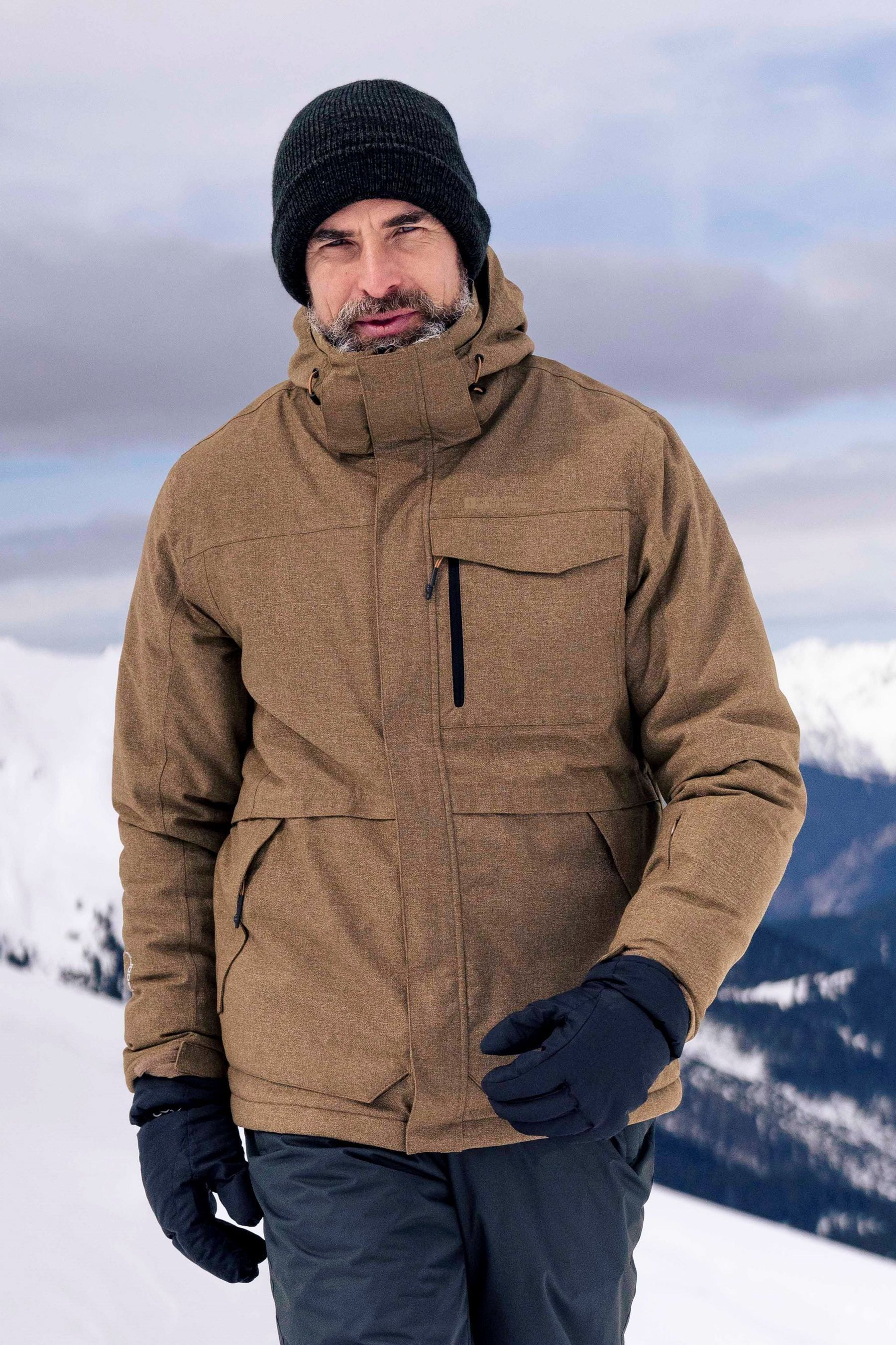 Mountain Warehouse Natural Comet II Ski Waterproof Jacket Large Mens