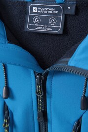 Mountain Warehouse Blue Recycled Radius Water Resistant Softshell Jacket - Image 7 of 7