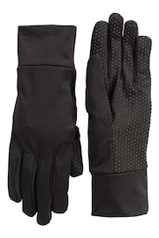 Mountain Warehouse Black Mens Grippi Lining Gloves - Image 1 of 4