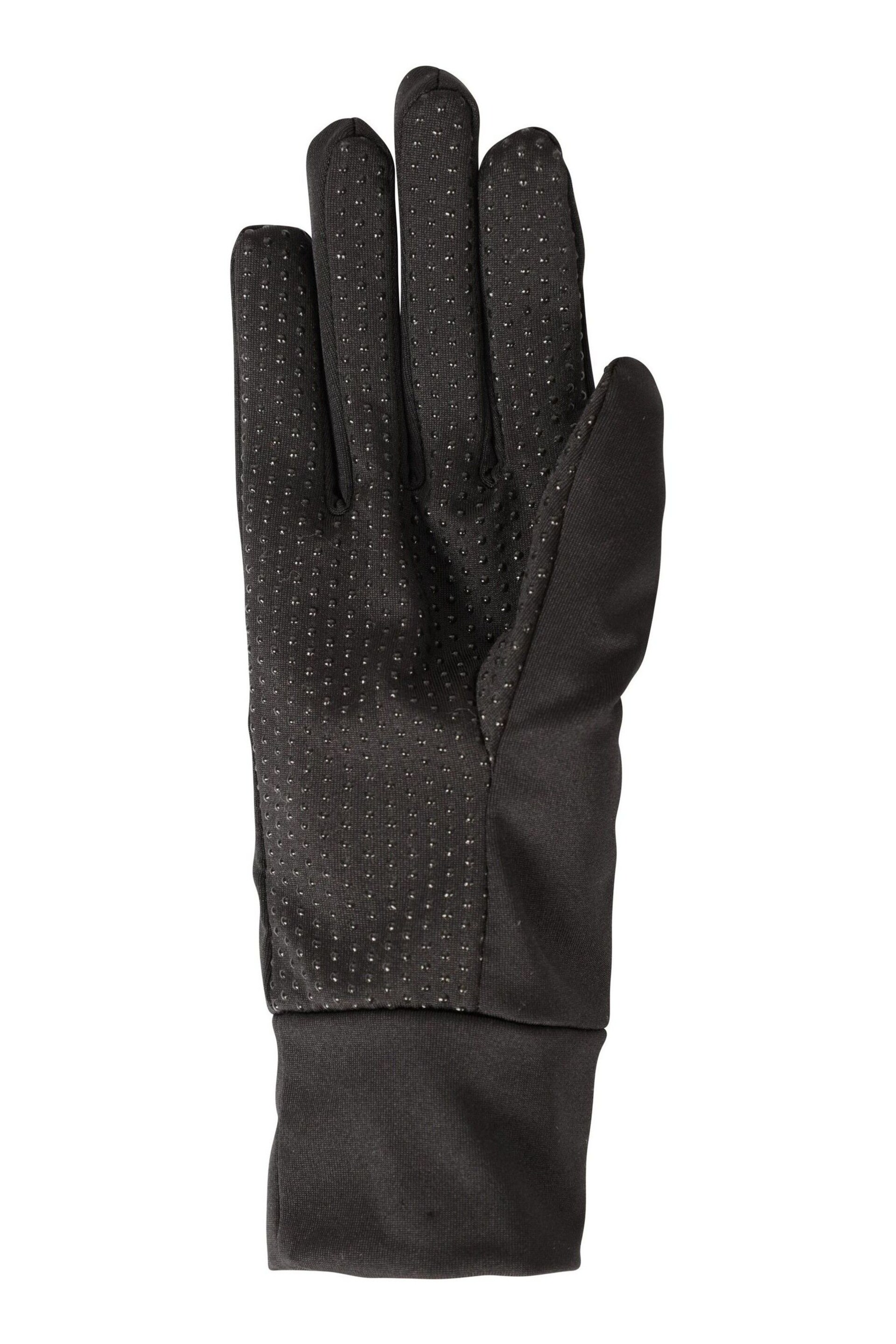 Mountain Warehouse Black Mens Grippi Lining Gloves - Image 3 of 4
